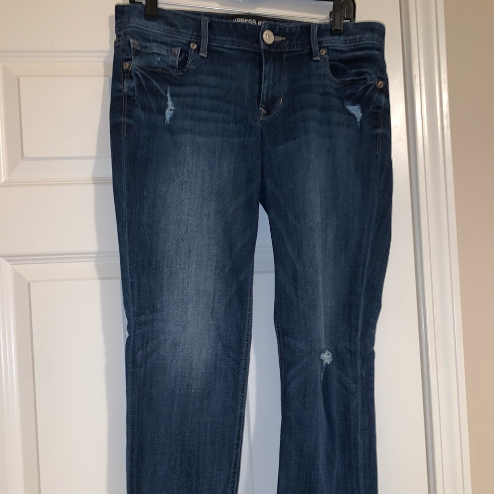 Express Cropped Skinny Jeans - Stella Low Rise